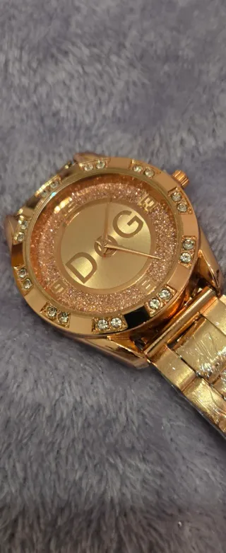 Reloj D&G Mujer Dorado y Rosa