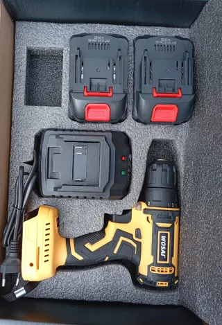 Taladro WOSAI WS-L8 + 2 Baterías 20V,con pin Makit