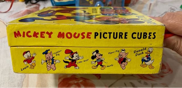 Scatola Walt Disney Topolino Picture Cubes