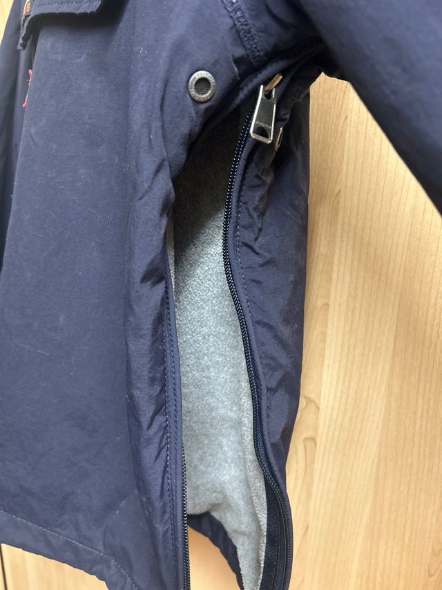 Abrigo Napapijri Geographic Azul marino para niños