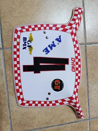 Portanúmeros Dyno Gt BMX old