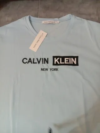 Camiseta Calvin Klein Azul Talla XL 