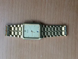 Reloj Bulova Cuarzo Dorado Años 80