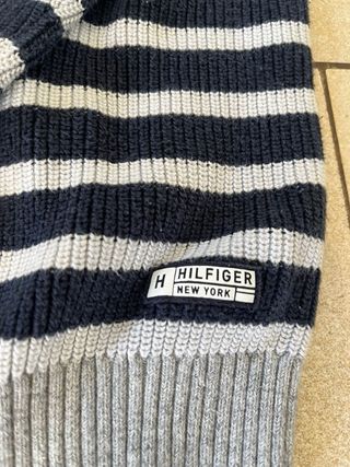 Jersey Tommy Hilfiger Rayas Azul Talla L