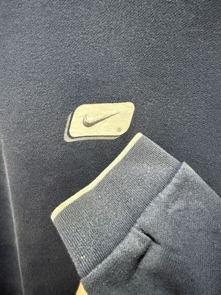 Sudadera Nike Vintage Azul Parche Swoosh