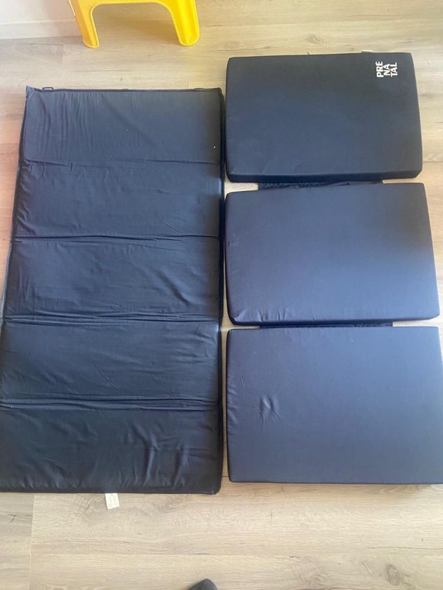 Lettino da campeggio con materassino