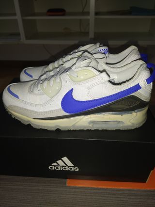Zapatillas Nike Air Max 90 Blancas y Azules