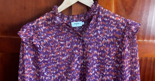 Blusa Rennatta Morada Talla Única