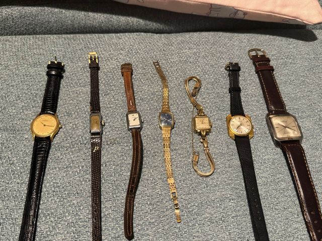 Lote de 7 Relojes de Mujer primeras marcas