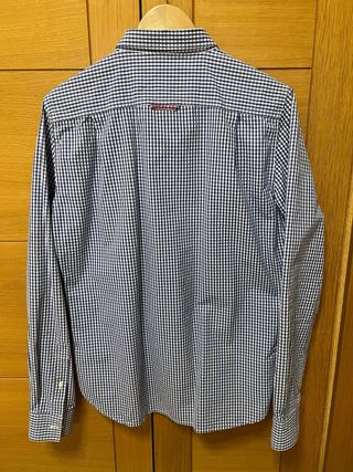 Camisa Superdry cuadros azul y blanco