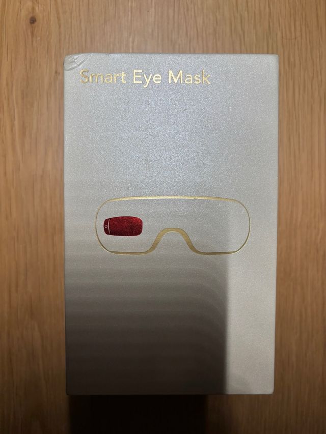 Smart Eye Mask Dorada y Roja
