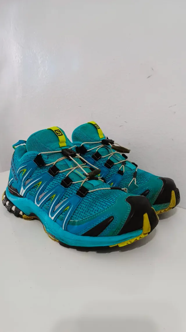 Zapatillas Salomon Trail Running Azul/Amarillo