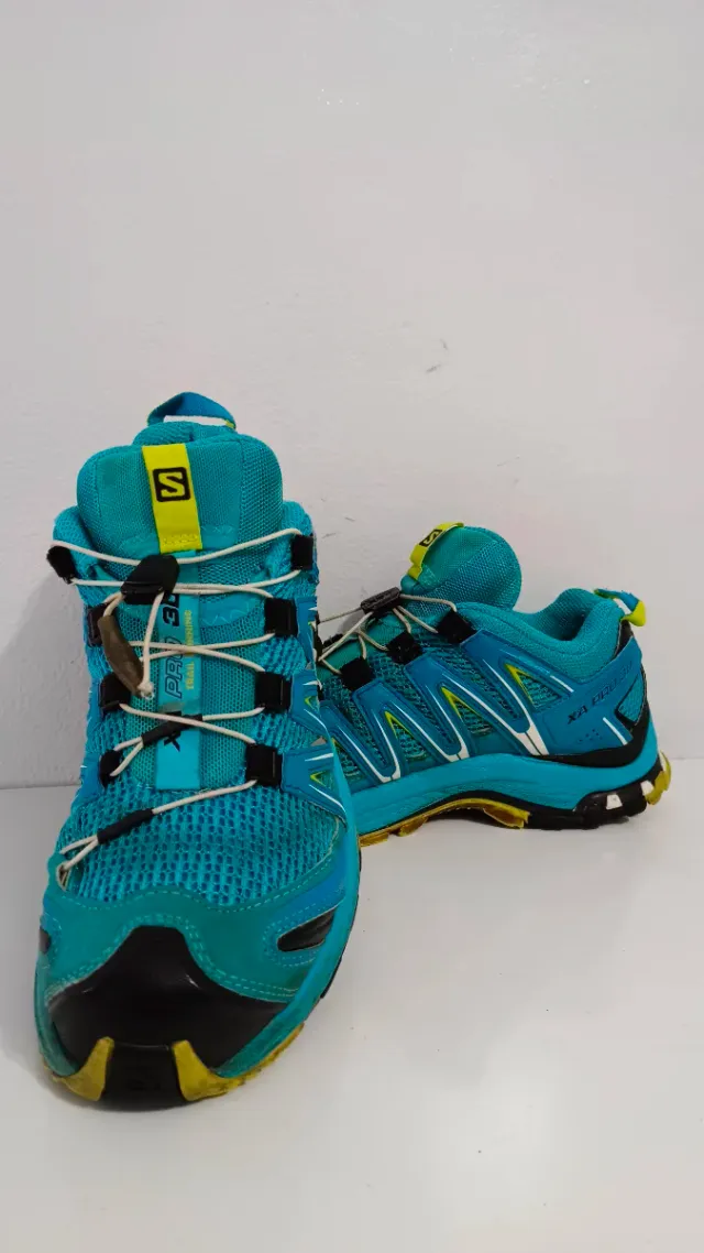 Zapatillas Salomon Trail Running Azul/Amarillo