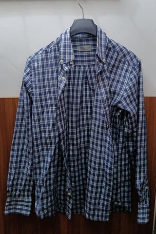 Camisa cuadros hombre Talla S - gratis