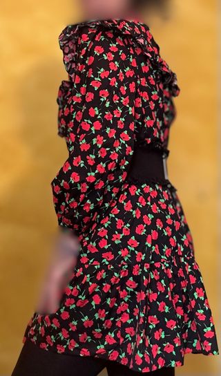 Vestido estampado floral Zara Talla M