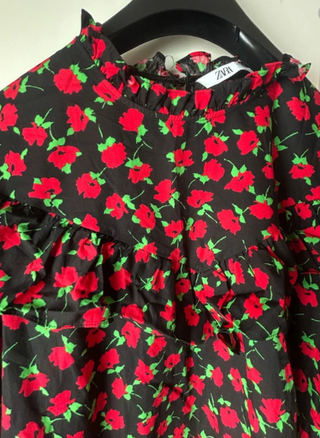 Vestido estampado floral Zara Talla M