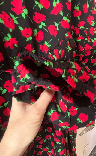 Vestido estampado floral Zara Talla M