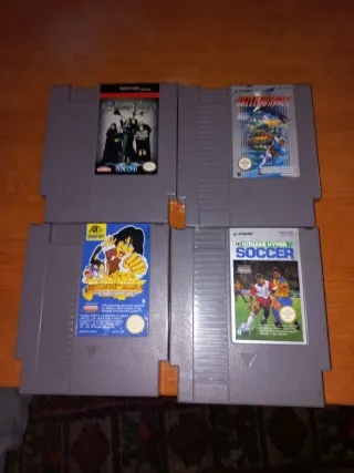 Cartuchos Nintendo NES (4 juegos)