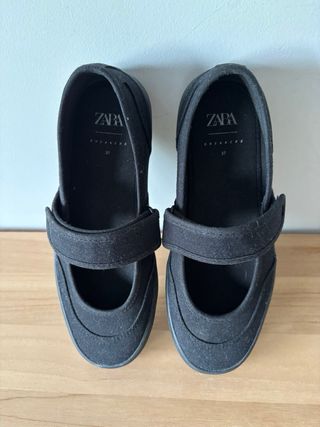 Bailarinas Zara Negras Velcro