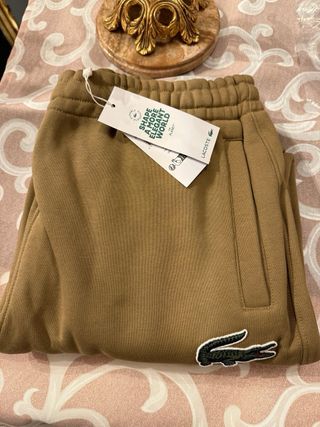 Pantalón Jogger Lacoste Marrón Nuevo