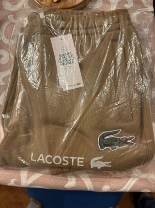 Pantalón Jogger Lacoste Marrón Nuevo