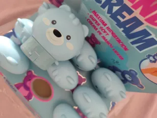 Crema de manos osito azul y rosa