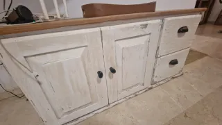 Mueble TV Decapado Madera