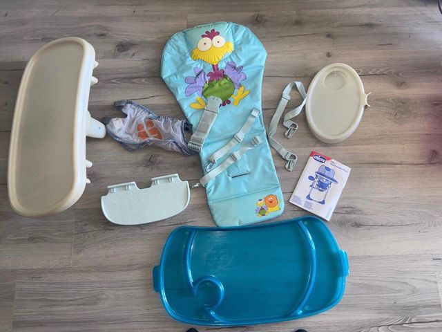 Seggiolone Chicco Azzurro