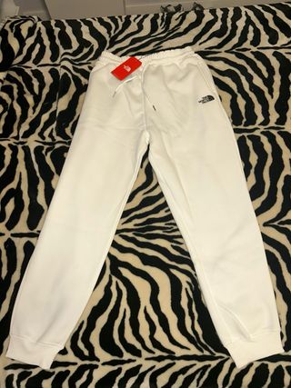 Pantalón chándal The North Face blanco
