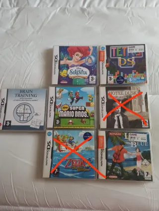 Lote 5 Juegos Nintendo DS: Mario,  Tetris...