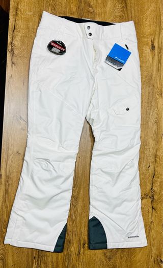 Pantalón Nieve Mujer Columbia Omni-Heat Blanco