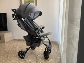 Cochecito bebé gris