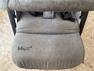 Cochecito bebé gris