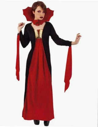 Disfraz Vampiresa Gótica para adulto.