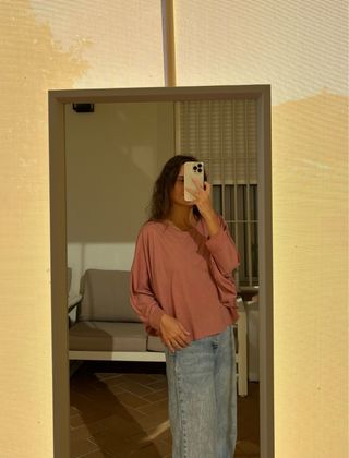 Blusa rosa Bershka