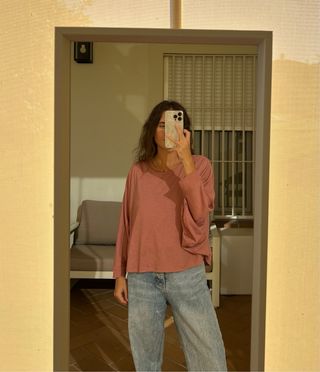 Blusa rosa Bershka