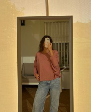 Blusa rosa Bershka