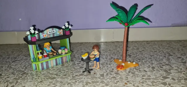 Playmobil Family Fun Bar 70437 y Summer Fun 5555