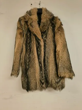 Abrigo de piel de zorro
