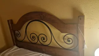 Cabecero cama matrimonio + 2 mesitas