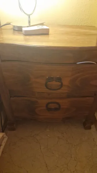Cabecero cama matrimonio + 2 mesitas