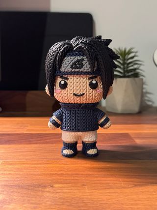 Figure Sasuke Uchiha - Naruto - Crochet style