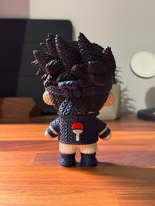 Figure Sasuke Uchiha - Naruto - Crochet style