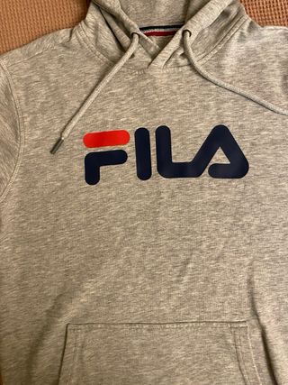 Sudadera Fila Gris Logo