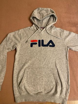 Sudadera Fila Gris Logo