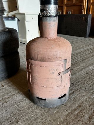 Chimenea Estufa Metal/Plástico/Terracota