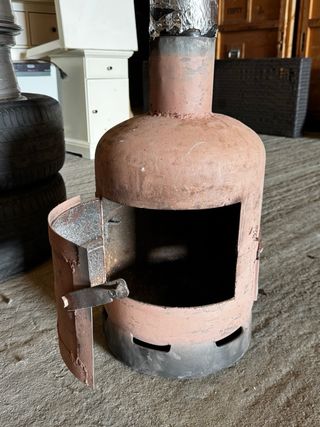 Chimenea Estufa Metal/Plástico/Terracota