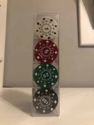 Set 100 fichas póker Aquamarine Games