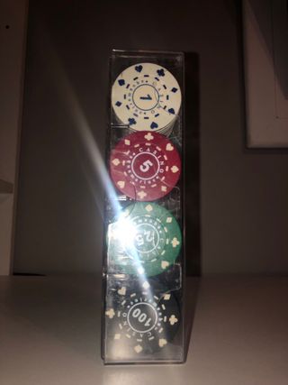 Set 100 fichas póker Aquamarine Games
