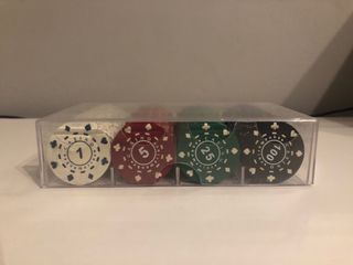 Set 100 fichas póker Aquamarine Games